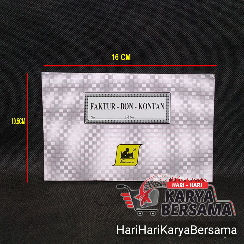 

STANDARD BON FAKTUR KECIL 3PLY 25'S