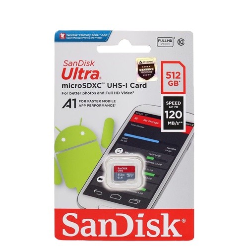 SanDisk SDSQUA4 Ultra microSDHC 32GB - Kartu Memori Cepat dan Andal untuk Smartphone Android