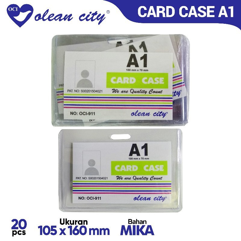 

ID CARD CASE 100X70MM OCI A1-911 ISI 20 621300909