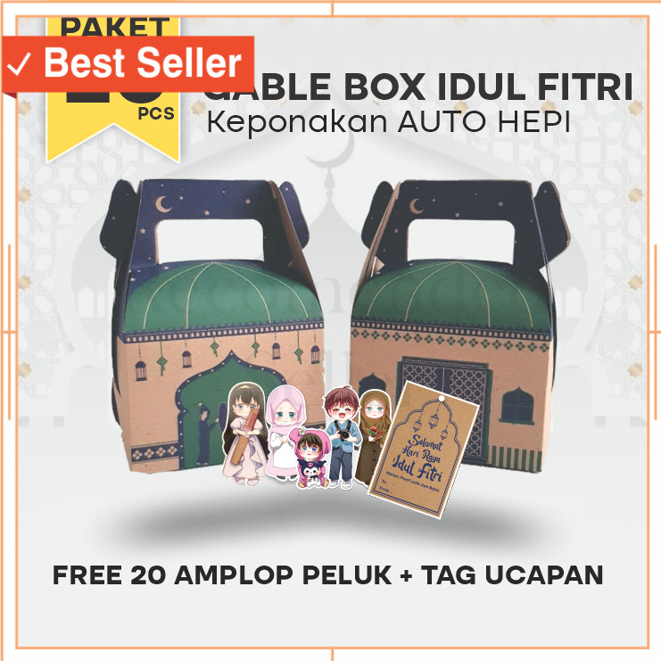 

Hampers Murah Coklat Valentine Pacar Anniversary Unik Lucu Kreatif / Gable Box Lebaran Isi 20 Pcs / Box Hampers Idul Fitri / Parcel Hari Raya Prinperpack