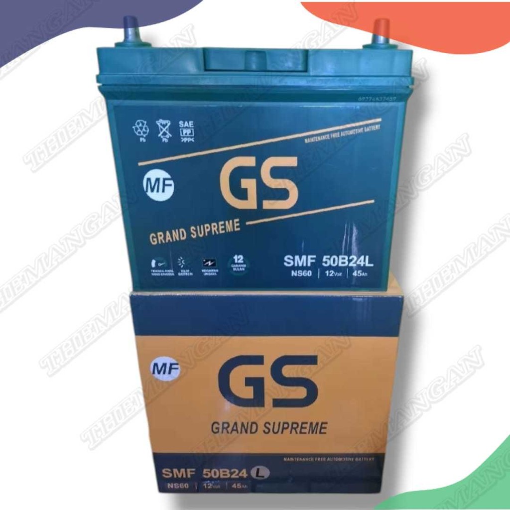 Baru Aki Mobil Grand Livina NS 60 L GS GOLD SHINE Aki Kering