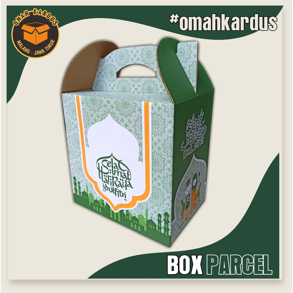 

Box Parcel 29x20x29cm / KARDUS BOX PARCEL LEBARAN model jinjing / box lebaran / box idulfitri