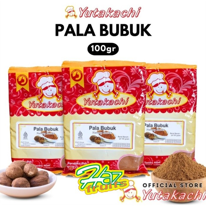 

Pala Bubuk Yutakachi Nutmeg Powder 100 Gr