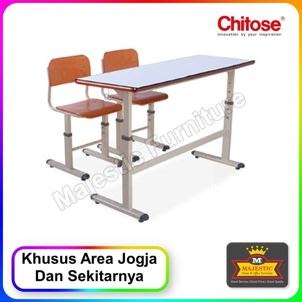 Meja Kursi Sekolah Chitose Manabu AH 02 - Jogja