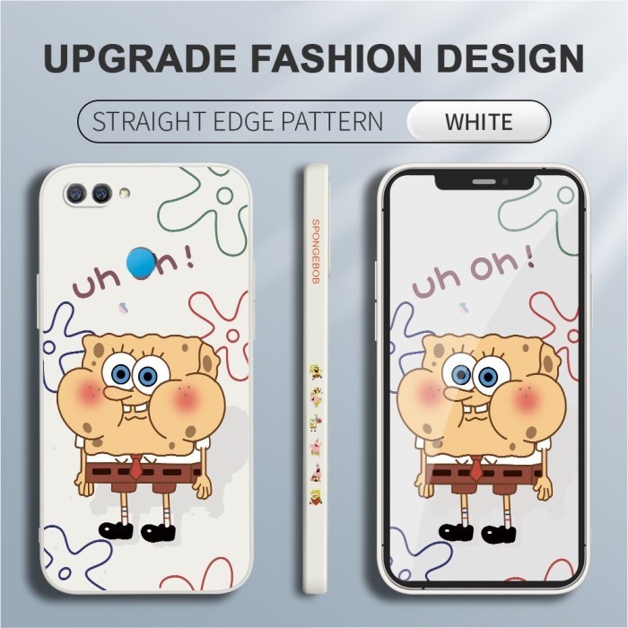 Soft Case OPPO F9 / A12 / A5S / A7 Anime Spongebob Patrick Cover SILICONE Premium