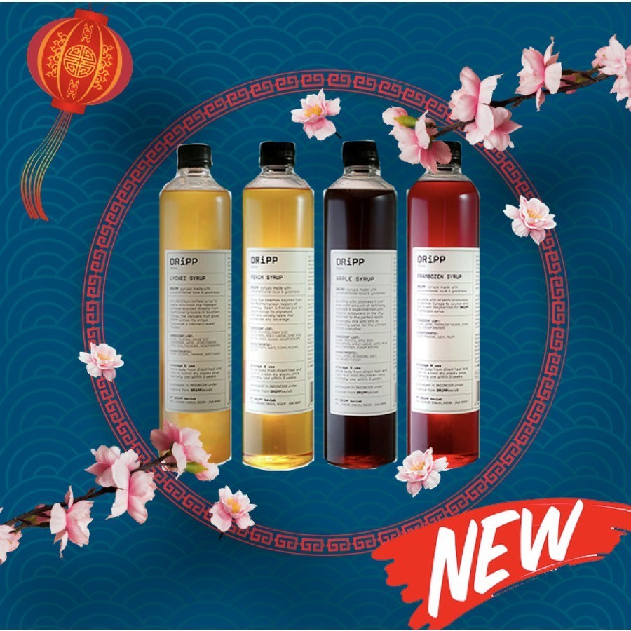 

Dripp Syrup 760ml All Variant - Sirup Semua Varian Rasa
