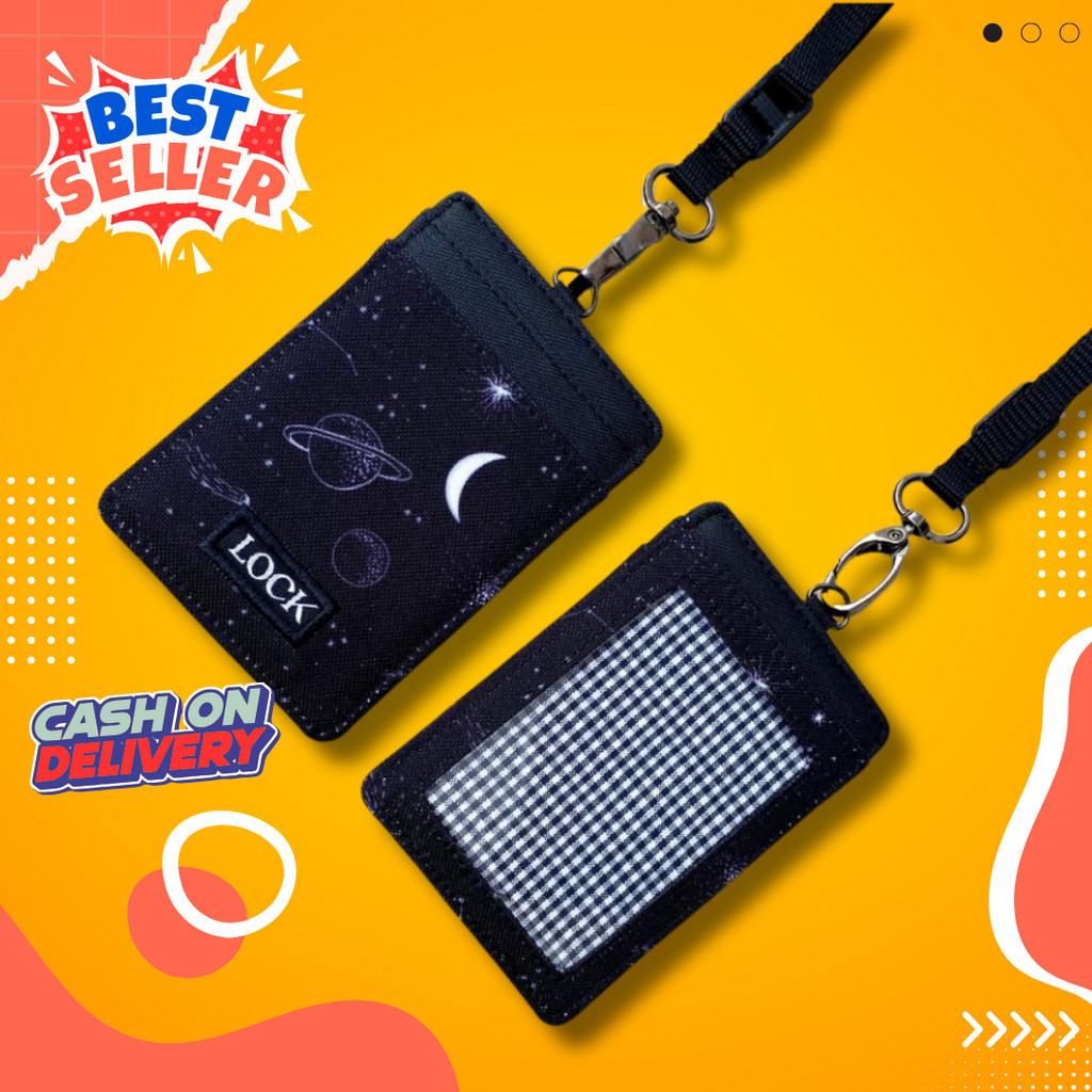 

Gantungan ID Card Kantor Kasual Kalung Name Tag Holder Lanyard Anti Air Pria Wanita PS24