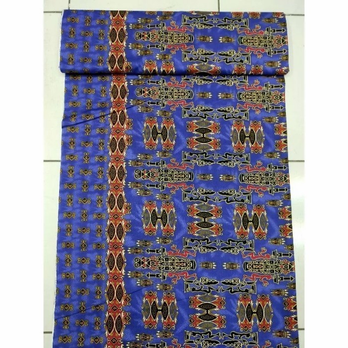 Kain Batik Papua. Batik Katun Motif Papua. Batik Daerah Tradisional - Hijau
