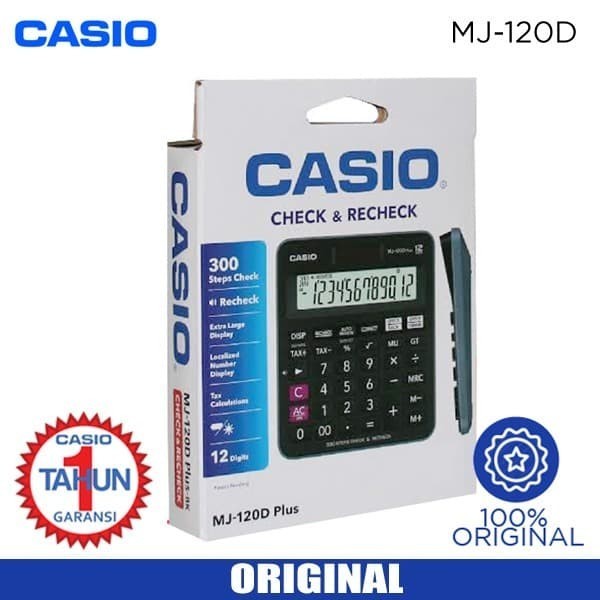 

CASIO CALCULATOR MJ-120 D PLUS
