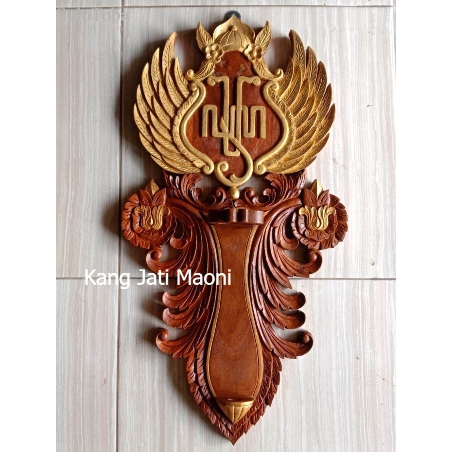 

Blawong tempat pajangan keris satu kayu jati Murah Meriah JD21 murah