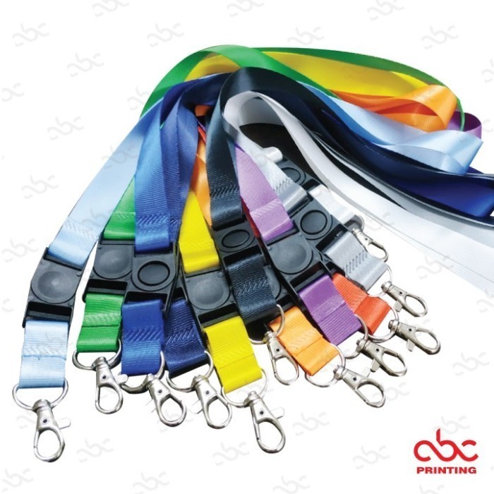

Tali Lanyard Gantungan ID Card Name Tag Polos 2cm + stopper