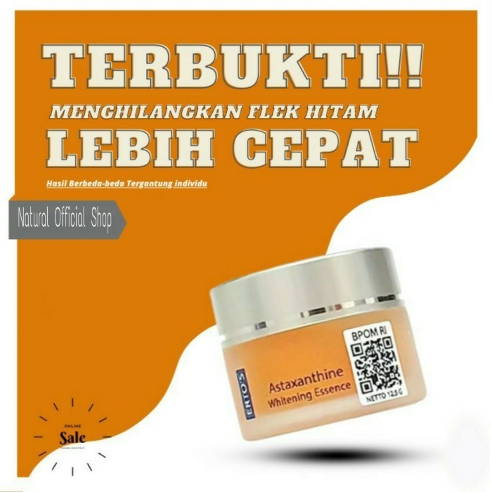 (NEW) -Cream Penghilang Flek Hitam Ertos Astaxanthine