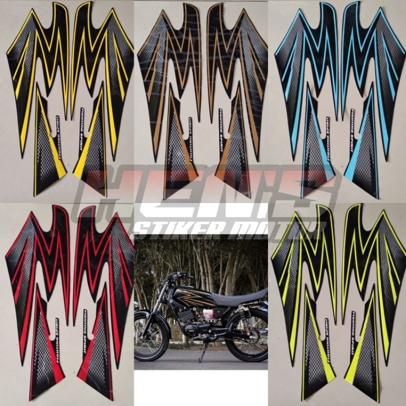 STRIPING RX KING 2003 CUSTOM PREMIUM STICKER RX KING berkualitas