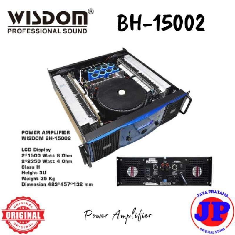 Sale Wisdom Bh15002 Power Amplifier Resmi Bh-15002 Termurah
