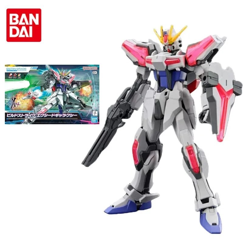 Bandai Gundam Model Kit Anime Figure EG Build Strike Exceed Galaxy Genuine Gunpla Model Anime Action