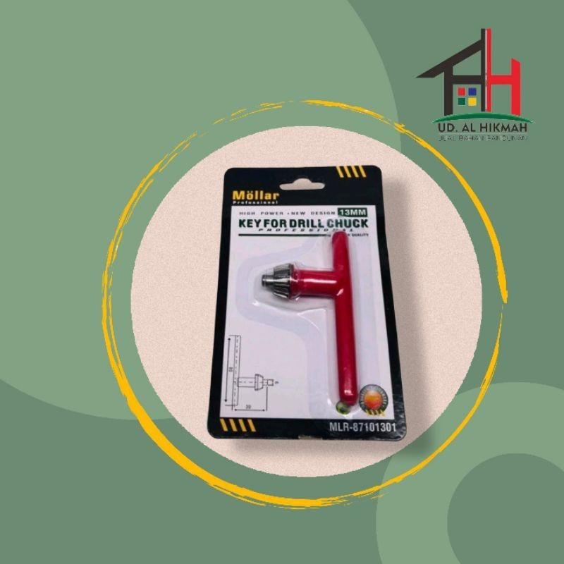 Mata Kunci Bor 10mm 13mm / Kunci Kepala Bor Listrik MOLLAR 10 mm 13 mm