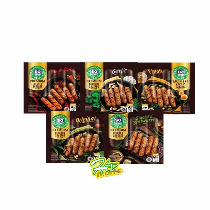 

So Good Premium Chicken Sausage | Sosis Ayam Premium 300g