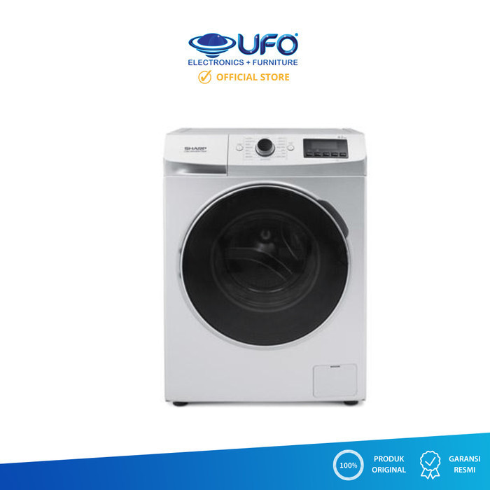 Sharp Mesin Cuci Front Loading 9.5 Kg ESFL1491XW