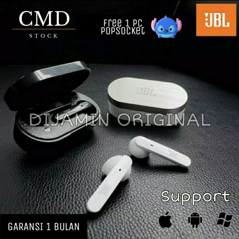 JBL Headset Bluetooth Original TWS Wireless Super Bass Earbuds For Android iOS