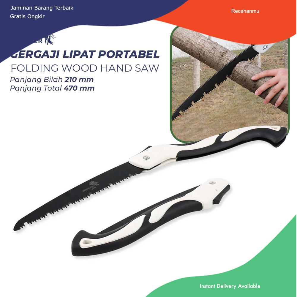 RCH Gergaji Lipat Portable Folding Wood Hand Saw