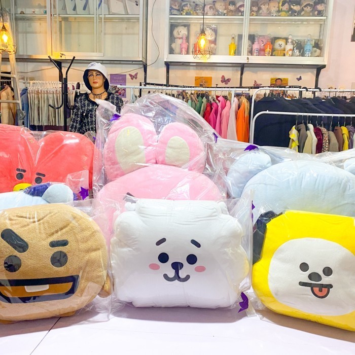 BT21 LINE FRIENDS OFFICIAL || bts official merchandise || bt21 cushion || bantal bt21