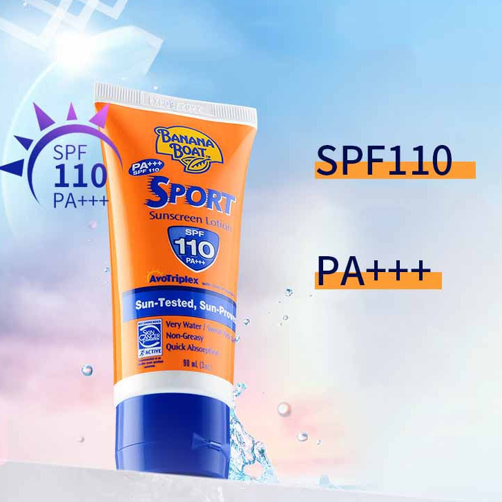 Banana Boat Sport Sunscreen SPF 110 PA+++ 90ml /Sunblock