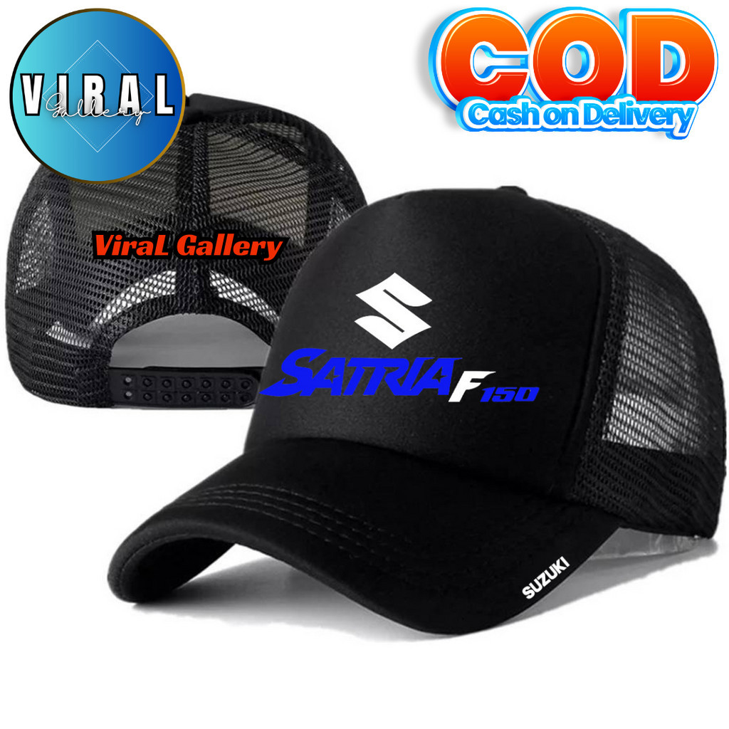 ViraL Gallery Topi Trucker SATRIA F - Topi Distro SATRIA FU Logo - Topi SATRIA F Premium - Topi Pria