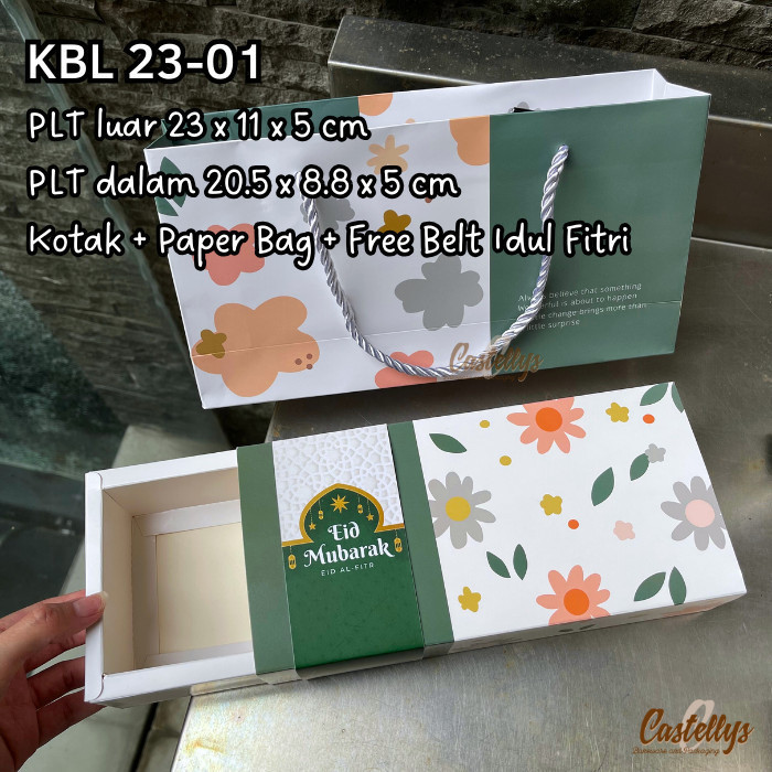 

Kotak + Paper Bag KBL 23-01 Cookies Bolu Nastar Hampers Lebaran