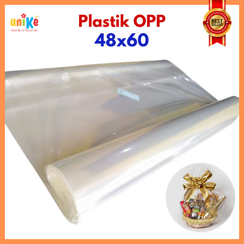 

PLASTIK Parcel Bening 48x60 / Plastik Buket Transparan OPP Kaca Parsel Buah Souvenir Ultah Bingkisan ulang tahun anak