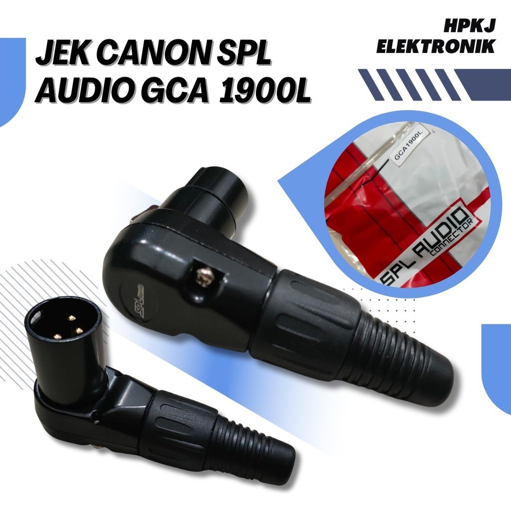 JEK CANON SPL GCA 1900L Jack canon spl audio GCA 1900 L