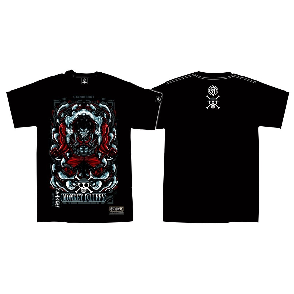 

[ M-XXL Kaos Uniseks - Shirt Uniseks ] - LUFFY GEAR 4th PROMO BAYAR DI TEMPAT