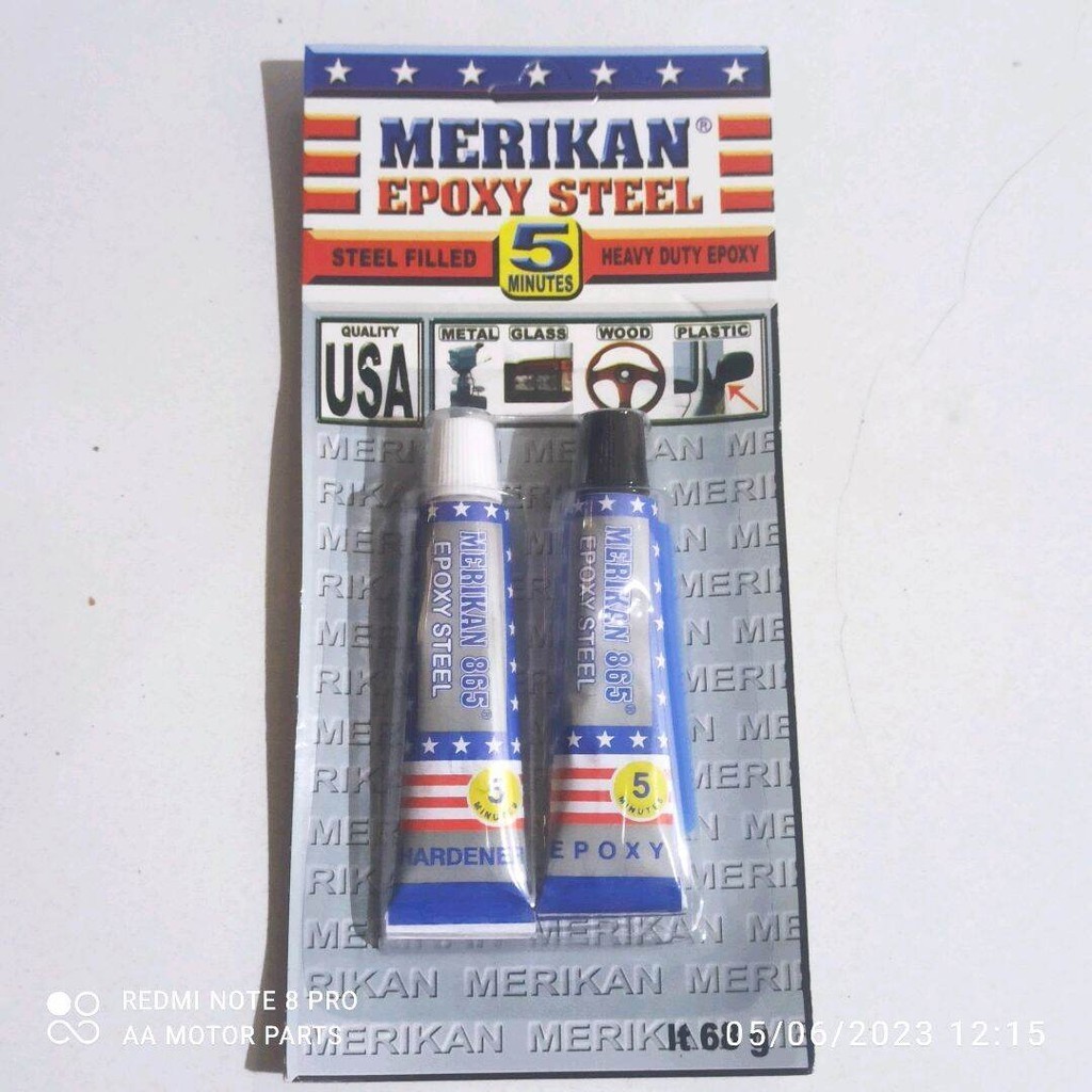 LEM PLASTIK STIL LEM PLASTIK STEEL 5 MENIT (EPOXY STEEL)