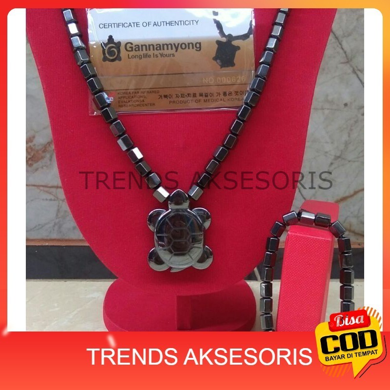 [TRENDS COD]. (Gratis  Gelang ) KALUNG KESEHATAN TERAPI GANNAMYONG BIO MAGNETIC ORIGINAL MOTIF KURA-