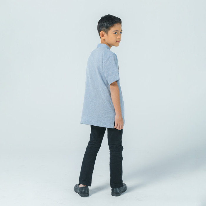 Baju Koko Anak Lengan Pendek - Zoya BATARA Boy Menswear - Bahan Cotton - S