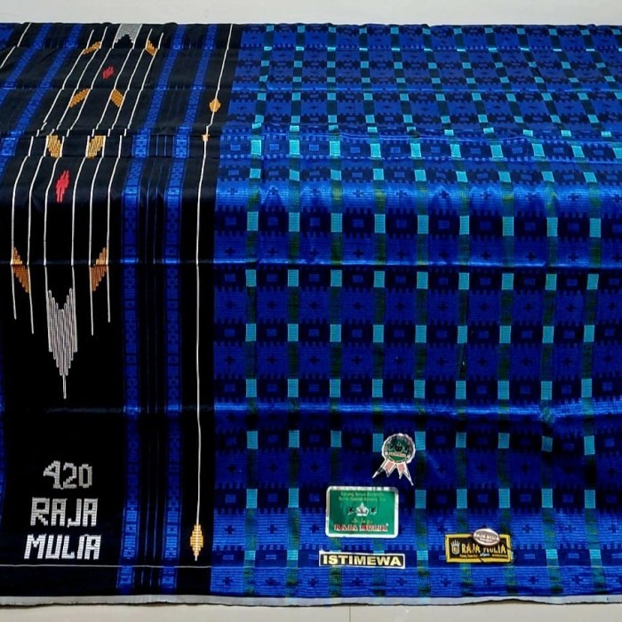 PROMO SPESIAl Sarung tenun sutra Raja Mulia 420 Exclusive sklas Tamer bhs sgf sge