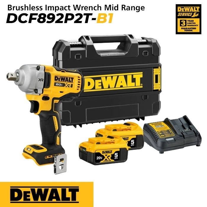 promo DeWalt DCF892 Impact Wrench Cordless Brushless 20v DEWALT DCF892P2T