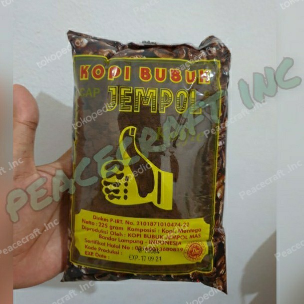 

[Coffee New] KOPI BUBUK Cap JEMPOL Koffie (KOPI BUBUK JEMPOL MAS LAMPUNG) 225 Gram