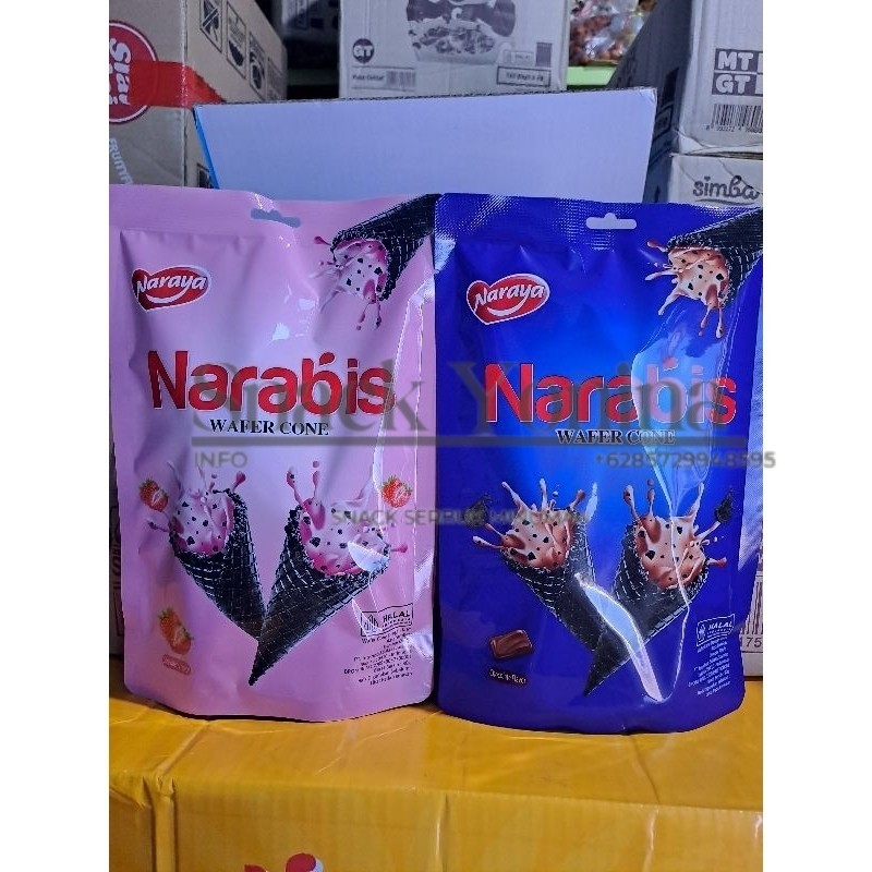 

Narabis Wafer Cone Pouch 80 grGratis Ongkir & COD