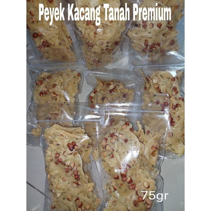 

Peyek Kacang Tanah Udang Kecepe Premium Homemade 75 gr dan 250 gr