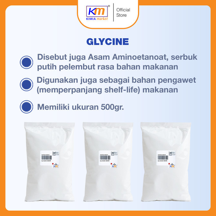 

Glycine atau Glisin Food Grade 500gr