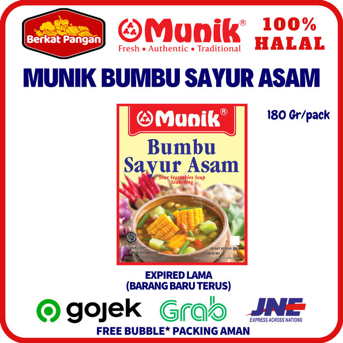 

Bumbu Instant Munik Rasa Rendang Semur Soto Betawi Sop Buntut Rawon - Nasi Goreng