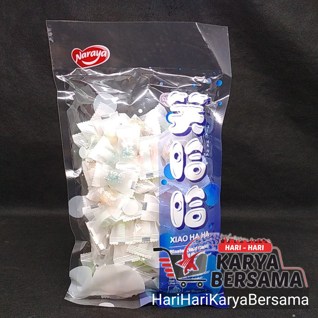 

PERMEN NARAYA XIAO HA HA BLASTER HARD CANDY ASSORTED FLAVOUR 250GR