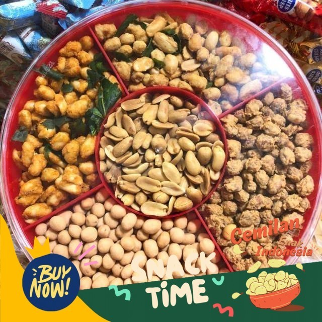 

Special Diskon Kacang mix 5 rasa berat 1020 gram