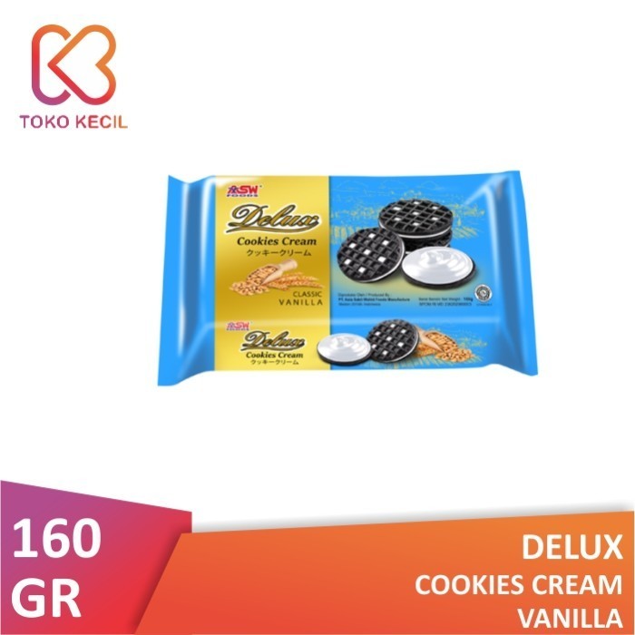 

Delux Cookies Cream Vanilla 160gr