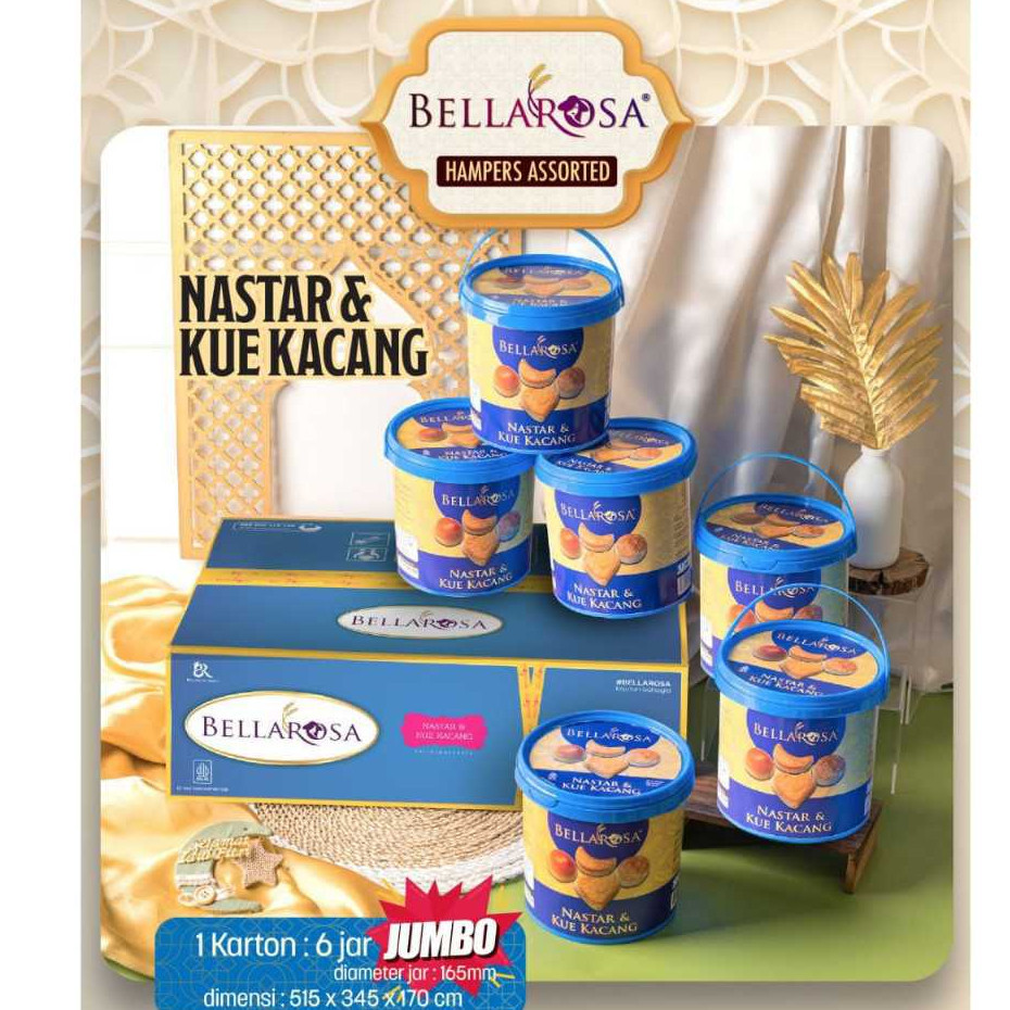 

DISKON PAKET 1 KARTON KUE BELLAROSA NASTAR DAN KUE KERING / NASTAR DAN KUE KACANG / WAFFLE TIME EDISI LEBARAN TAHUN 2024