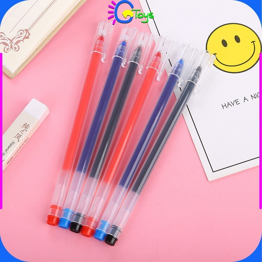 

[RP] S146 Pena Gel Alat Tulis Pulpen 0.5mm Motif Polos Simple / Pena Perlengkapan Sekolah Ballpoint / Pulpen Cair Kantor Sekolah