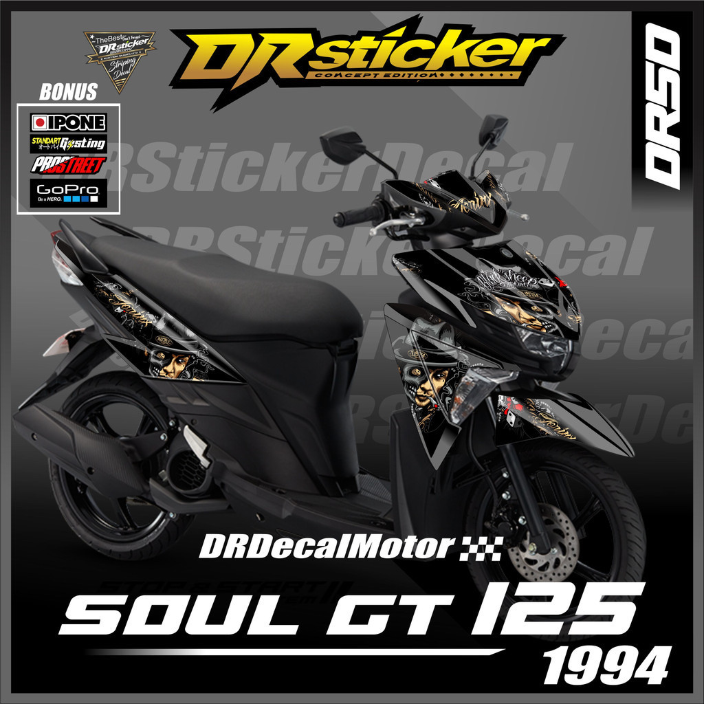 decal mio soul gt 125 full body mio soul gt stiker motor soul gt cover body mio soul gt
