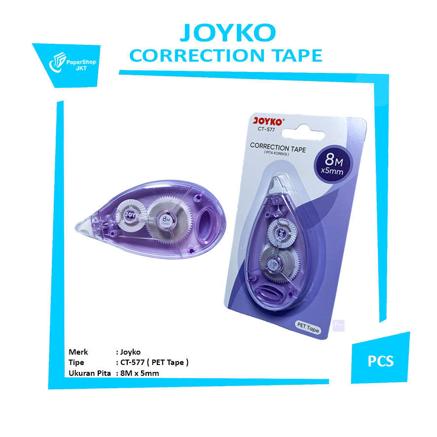 

Joyko - Correction Tape CT-577 Tip-X - Pcs