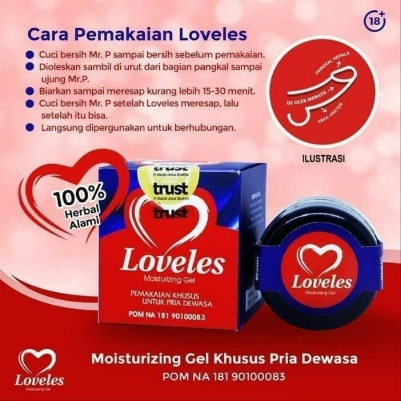 NEW ASLI Loveles Original Obat Kuat Pembesar Mr.P Ampuh 100% Original