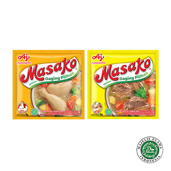 

Masako Kaldu Bubuk Sachet Ayam dan Sapi